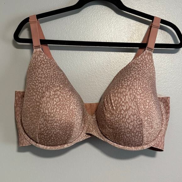 Cacique Brown Lightly Lined Full Coverage Underwire Bra 38G - Picture 1 of 4